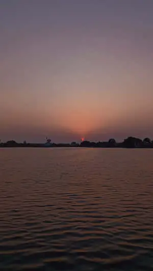 Sunset At River side