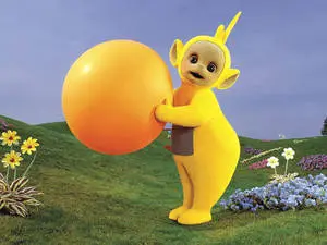 Teletubbies Laa-Laa Holding A Ball