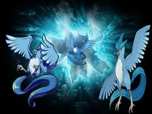Three Graphics Of Articuno