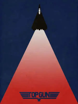Top Gun Vintage Movie Poster