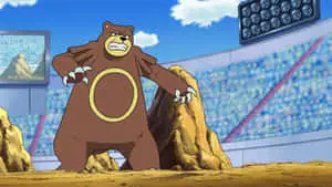 Ursaring In Battle
