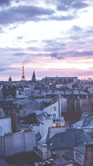 Vintage iPhone Paris France Cityscape
