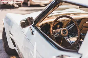 Vintage Luxury Car Interior