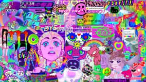 Weirdcore Pfp Of Slogans And Logos