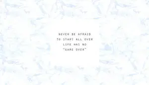 White Aesthetic Tumblr Never Be Afraid Crystal Surface