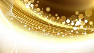 White And Gold Stream Background