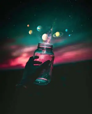 Wonderful Colorful Jar