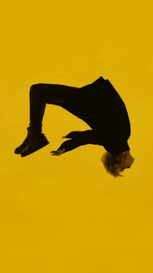 Yellow Aesthetic Backflip